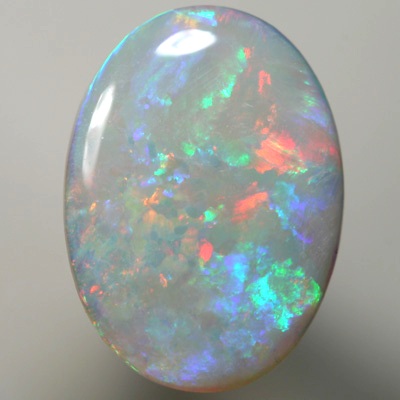 SOLID SEMI BLACK OPAL Changing colours, candy red to turquoise blue
